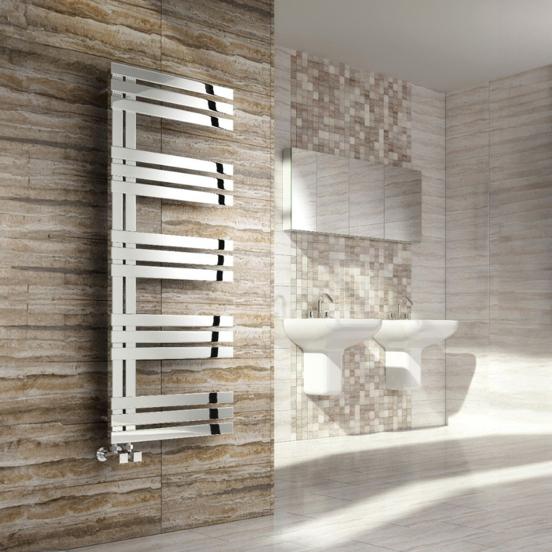 Reina Lovere Modern Offset Ladder Stainless Steel Towel 