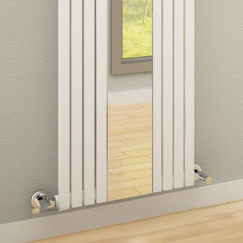 Reina Reflect Mirrored Designer Heated Towel Radiator