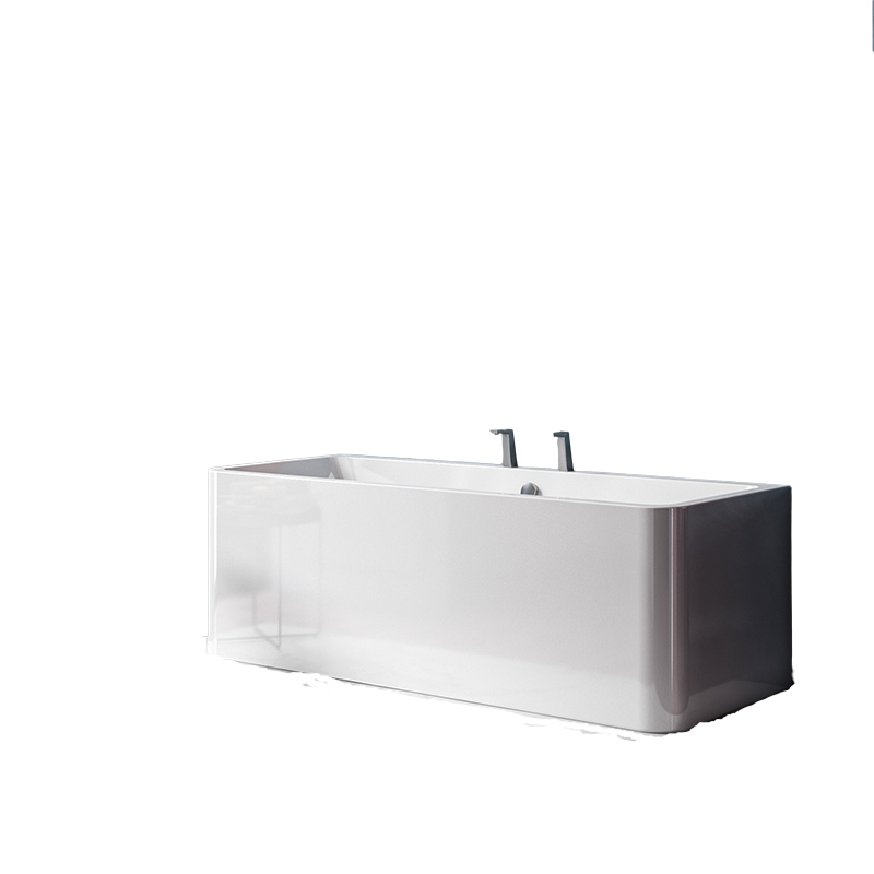 Charlotte Edwards Stratford Contemporary Back-to-Wall Double Ended Bath