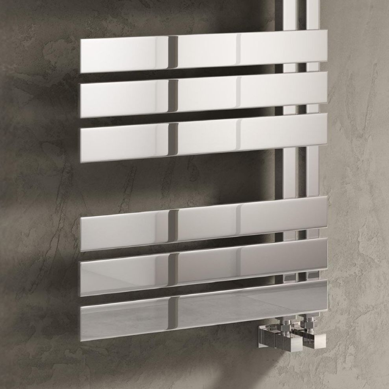Reina Piazza Stainless Steel Modern Offset Ladder Towel Rail