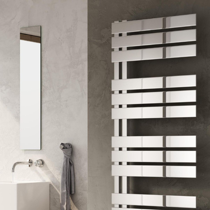 Reina Piazza Stainless Steel Modern Offset Ladder Towel Rail