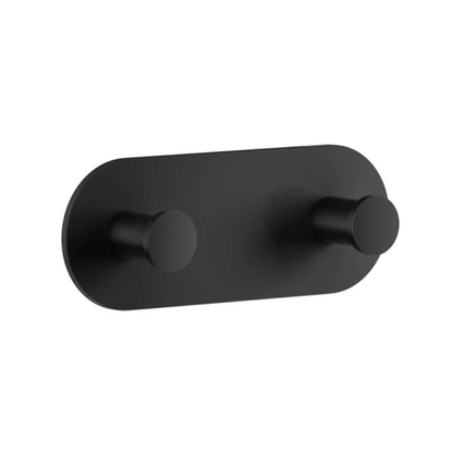 Smedbo DOT Double Hook in Self-Adhesive Polished Chrome Stainless Steel