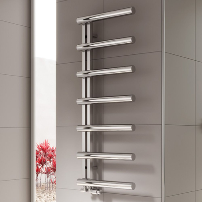 Reina Grosso Stainless Steel Offset Ladder Towel Rail