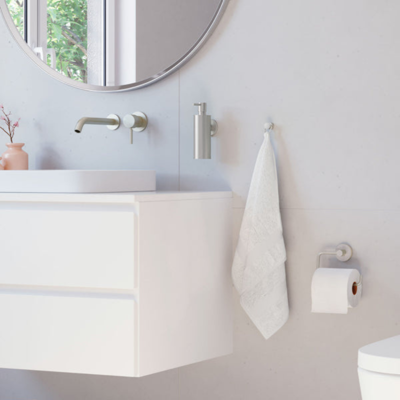 Smedbo HOME Multi-Purpose Brushed Nickel Towel Hook | 1 Colour, 1 Size
