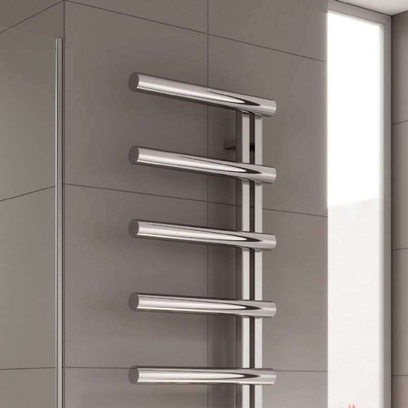 Reina Grosso Stainless Steel Offset Ladder Towel Rail