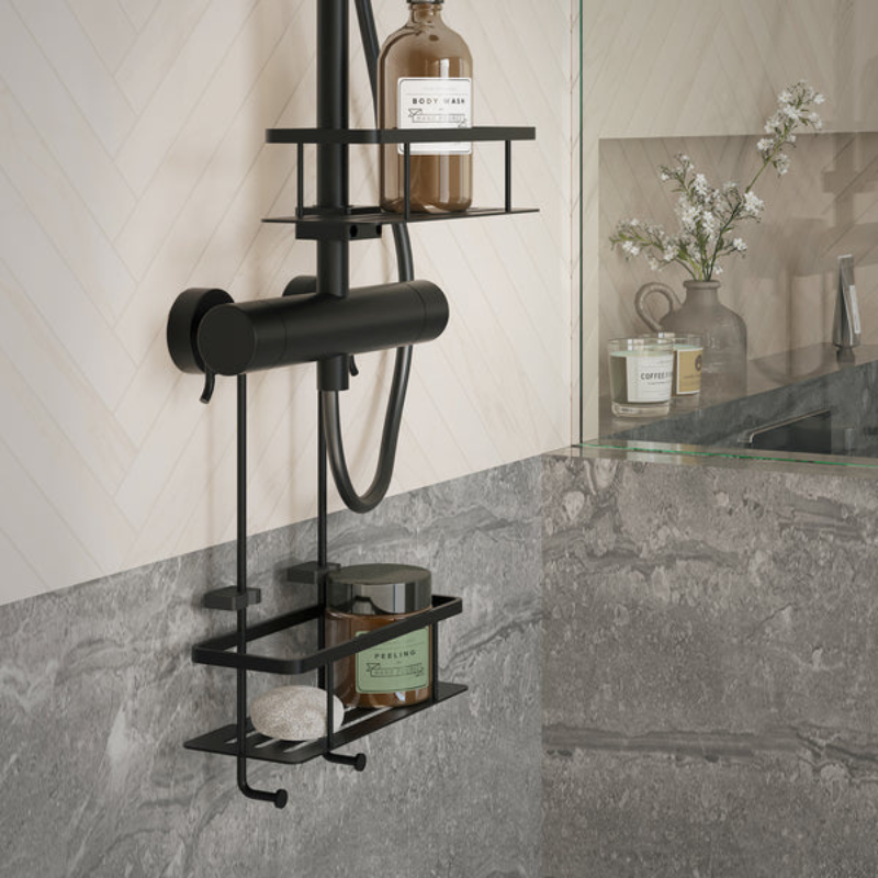 Smedbo SIDELINE Series Shower Basket for Mixer