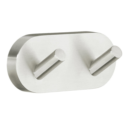 Smedbo HOME Double Brushed Nickel Towel Hook | 1 Colour, 1 Size