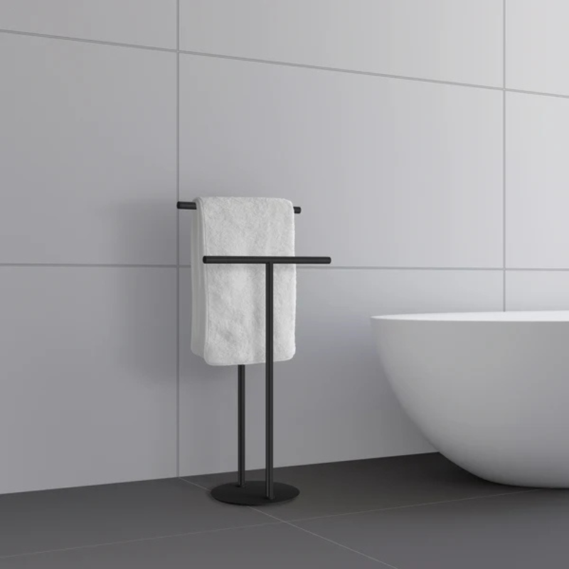 Smedbo OUTLINE Free-Standing Double Towel Rail