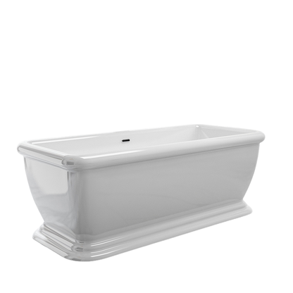 Charlotte Edwards Henley Traditional Double Ended Freestanding Bath In Gloss White