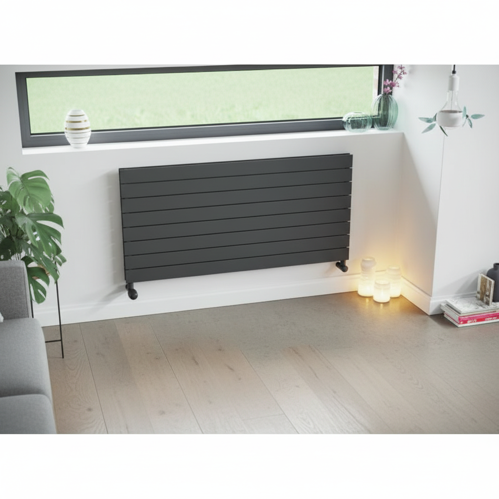 Eucotherm Mars Elegant Duo Horizontal Double Flat Panel Radiator