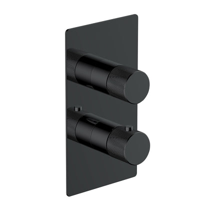 RAK-Amalfi Single Outlet, 2 Handle Thermostatic Concealed Shower Valve