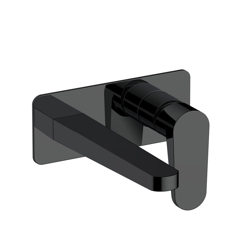 RAK-Ischia Wall Mounted Basin Mixer with Back Plate Dual Lever Controls