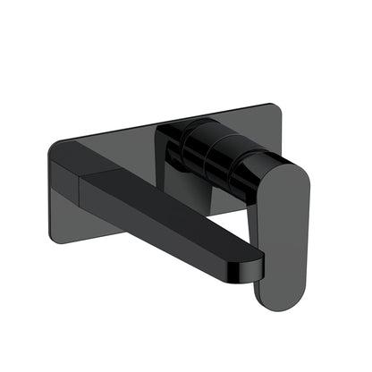 RAK-Ischia Wall Mounted Basin Mixer with Back Plate Dual Lever Controls