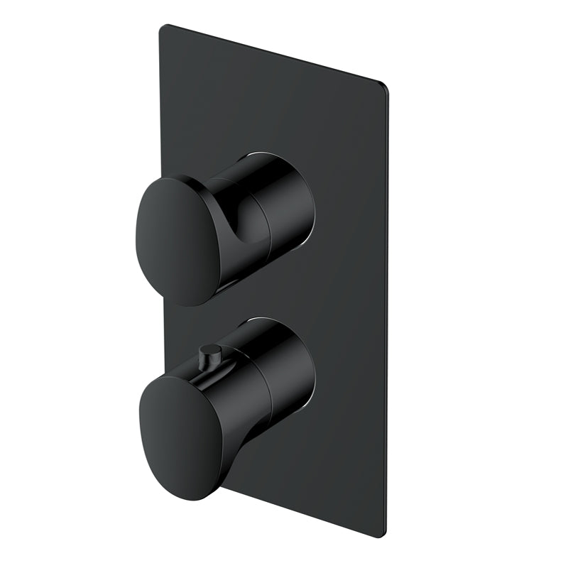RAK-Ischia Single Outlet 2 Handle Thermostatic Concealed Shower Valve
