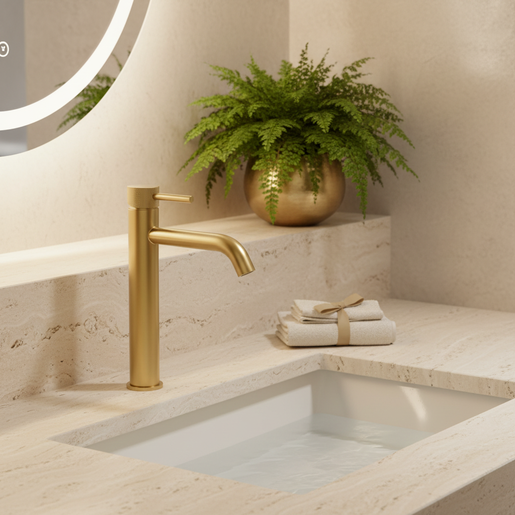 TB Redondo Tall Basin Mixer Tap ECO Cold Start | 4 Colours, 1 Size