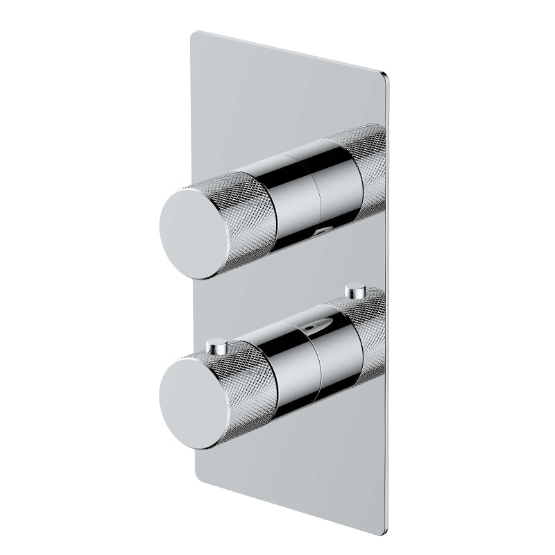 RAK-Amalfi Single Outlet, 2 Handle Thermostatic Concealed Shower Valve