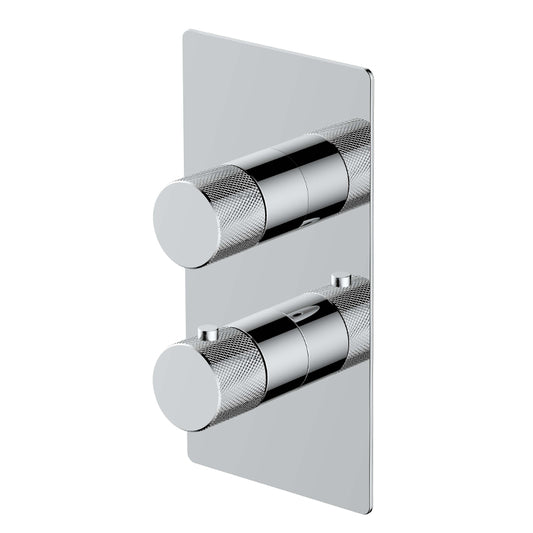 RAK-Amalfi Single Outlet, 2 Handle Thermostatic Concealed Shower Valve