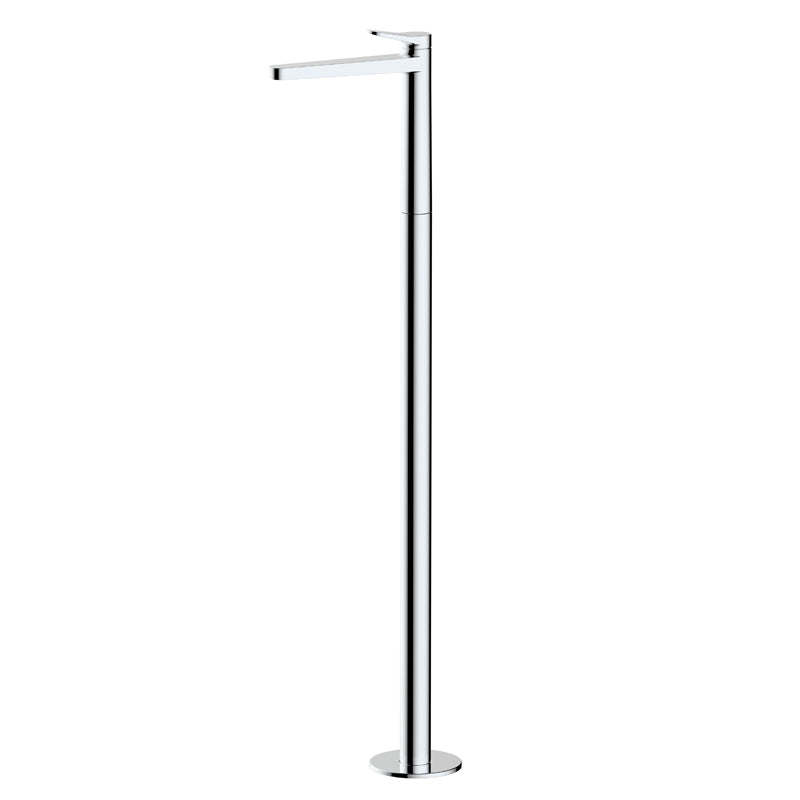 RAK-Petit Round Floor Standing Wash Basin Mixer Single Lever Operation