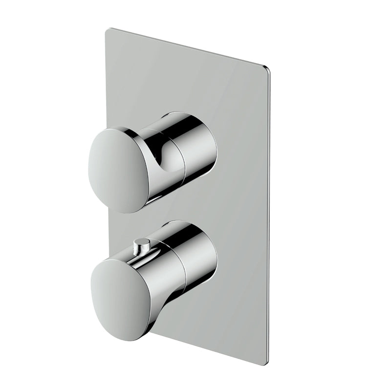 RAK-Ischia Single Outlet 2 Handle Thermostatic Concealed Shower Valve