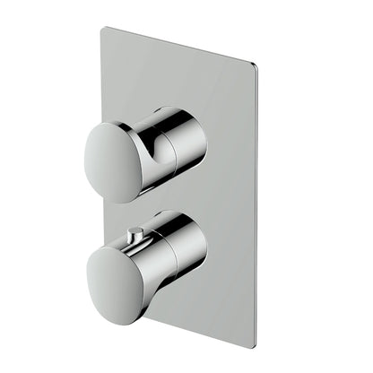 RAK-Ischia Single Outlet 2 Handle Thermostatic Concealed Shower Valve