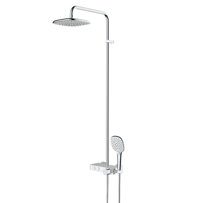 RAK-Petit Square Shower Column Corrosion Resistant Brass Solid Construction
