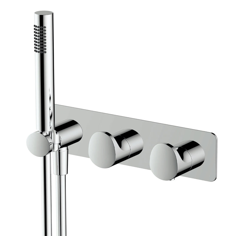 RAK-Ischia RAK Horizontal Dual Outlet Thermostatic Concealed Shower Valve