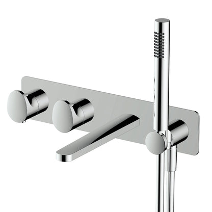 RAK Ischia RAK Horizontal Thermostatic Concealed Shower Valve with 4 Controls