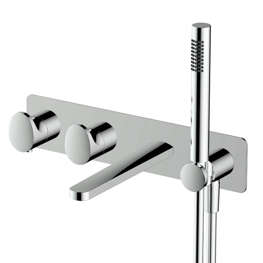 RAK Ischia RAK Horizontal Thermostatic Concealed Shower Valve with 4 Controls