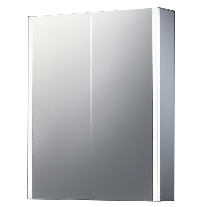 TB Beau Double Door LED Mirror Cabinet with LED Side Strips