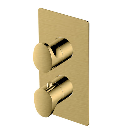 RAK-Ischia Single Outlet 2 Handle Thermostatic Concealed Shower Valve