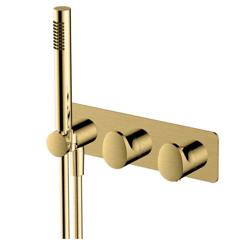 RAK-Ischia RAK Horizontal Dual Outlet Thermostatic Concealed Shower Valve