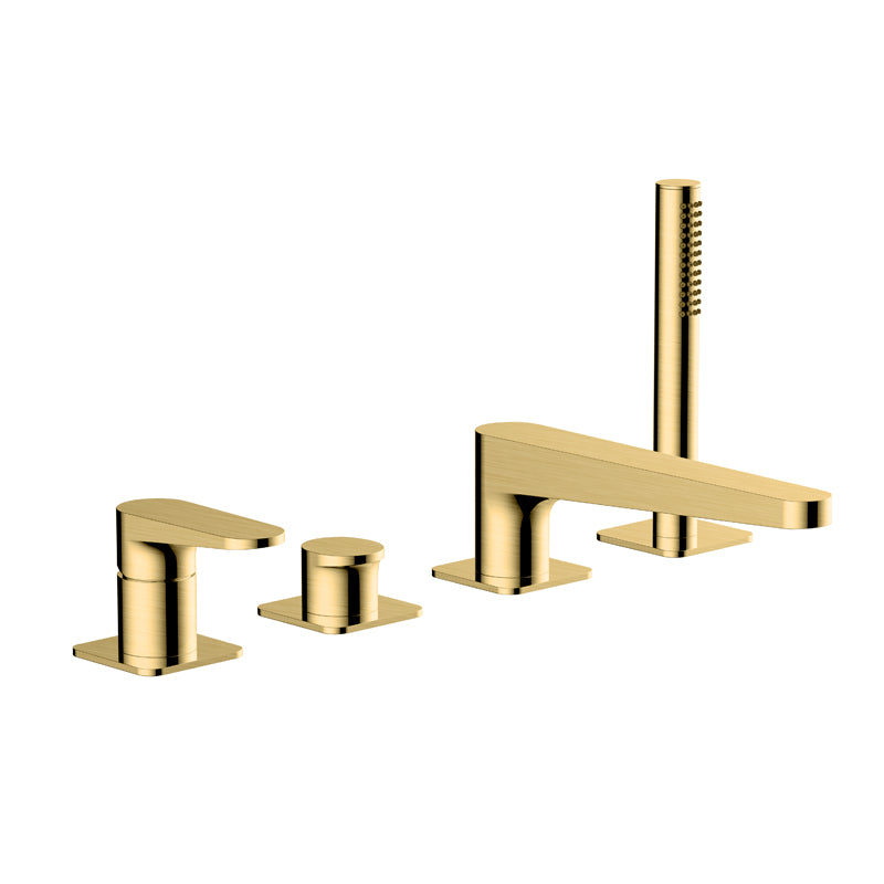 RAK-Ischia 4 Hole Deck Mounted Bath Shower Mixer Solid Brass Construction