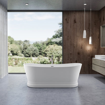 Charlotte Edwards Jupiter Traditional Slipper Bath Double Ended