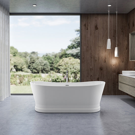 Charlotte Edwards Jupiter Traditional Slipper Bath Double Ended