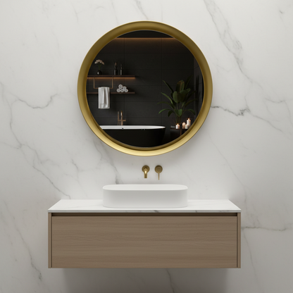 TB Orla LED Mirror w demist & Colour Change | 2 Size, 2 Colours