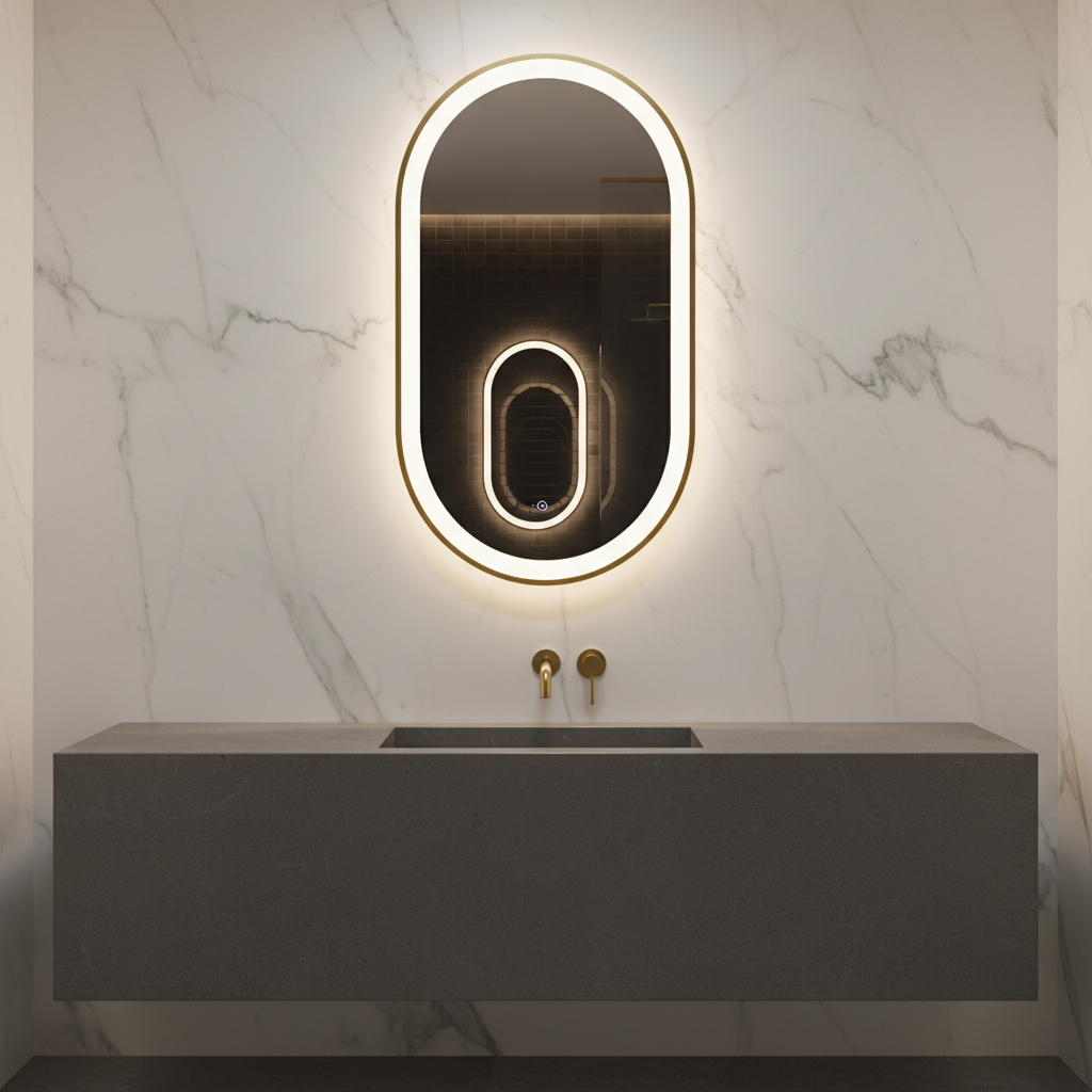 TB Martha LED Touch Mirror w. Demist
