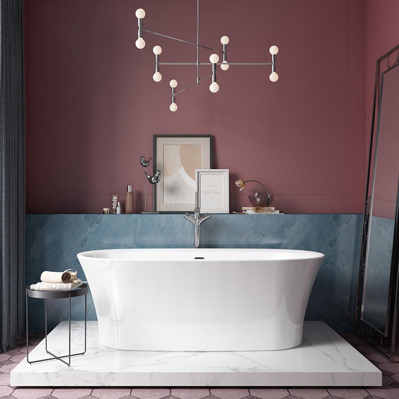 Charlotte Edwards Luna Contemporary Double Ended Acrylic Freestanding Bath