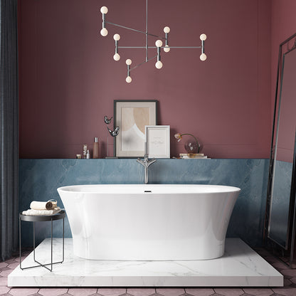 Charlotte Edwards Luna Contemporary Double Ended Acrylic Freestanding Bath
