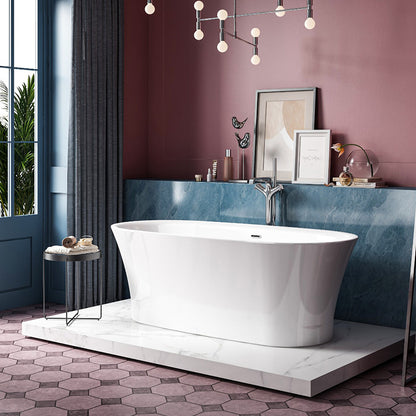 Charlotte Edwards Luna Contemporary Double Ended Acrylic Freestanding Bath
