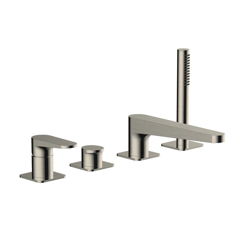 RAK-Ischia 4 Hole Deck Mounted Bath Shower Mixer Solid Brass Construction