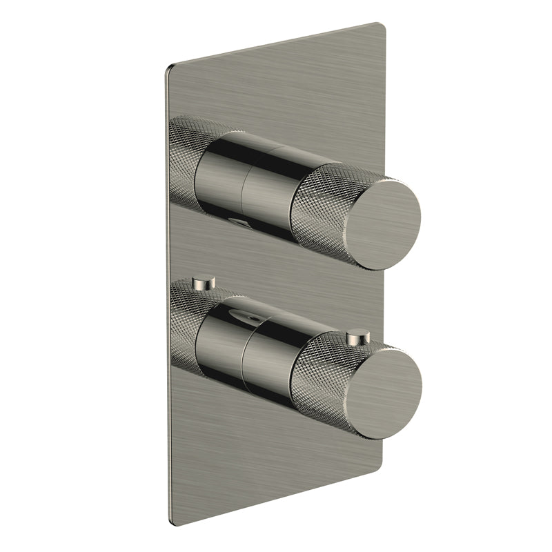 RAK-Amalfi Single Outlet, 2 Handle Thermostatic Concealed Shower Valve