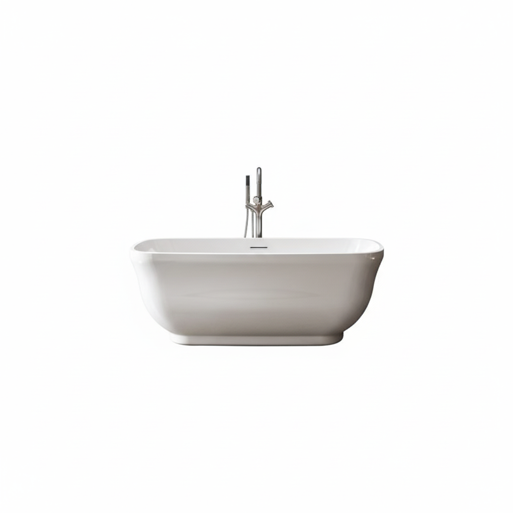 Charlotte Edwards Cyllene Freestanding Bath 1600mm In Gloss White