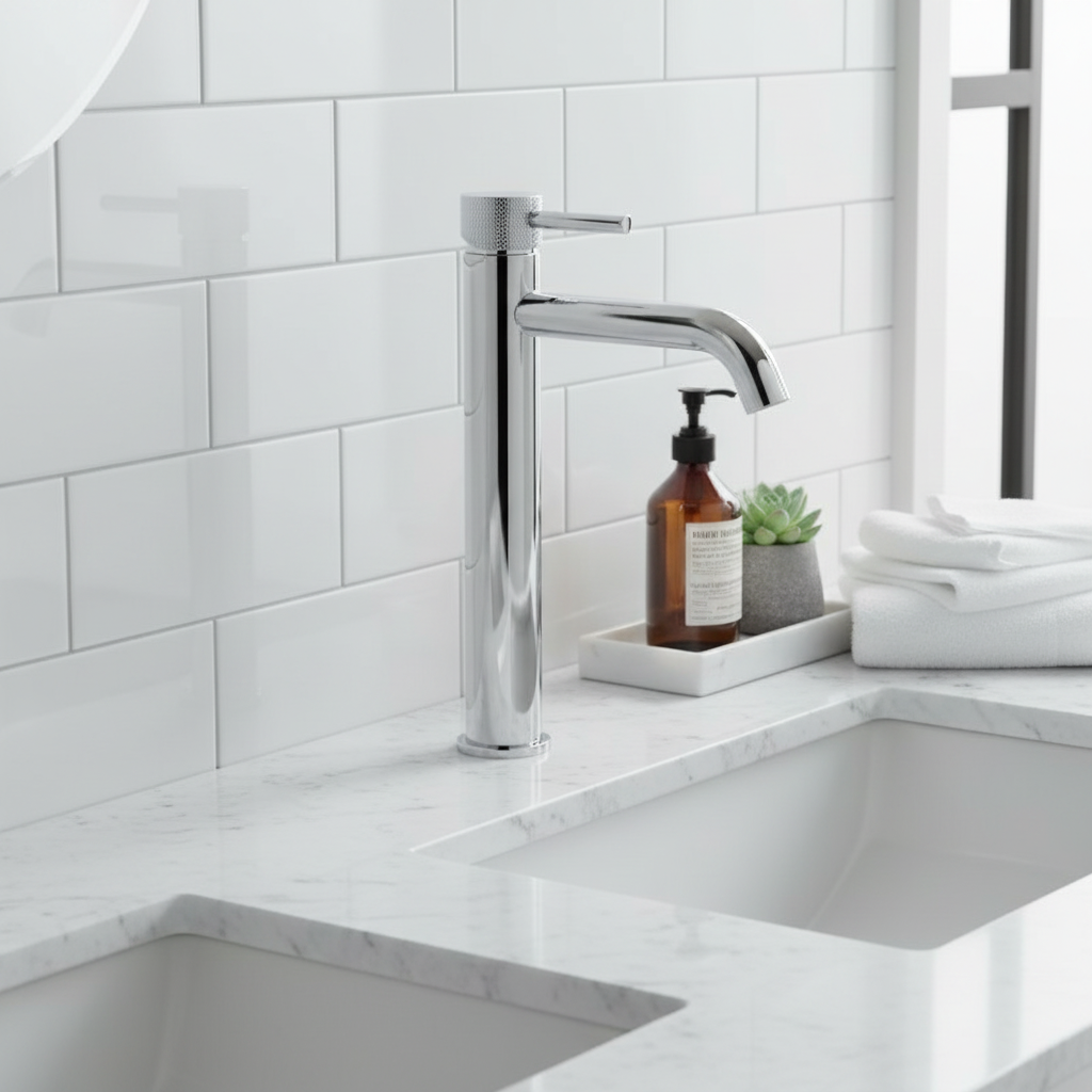 TB Redondo Tall Basin Mixer Tap ECO Cold Start | 4 Colours, 1 Size