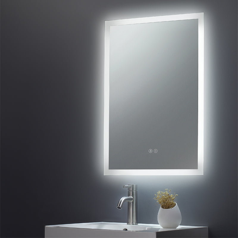 TB Alfie Wireless Speaker Mirror Square LED Edge Mirror
