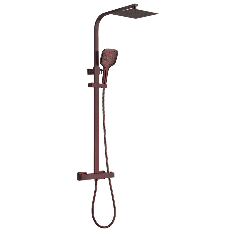 TB Menai Premium Square Thermostatic Overhead Shower Kit