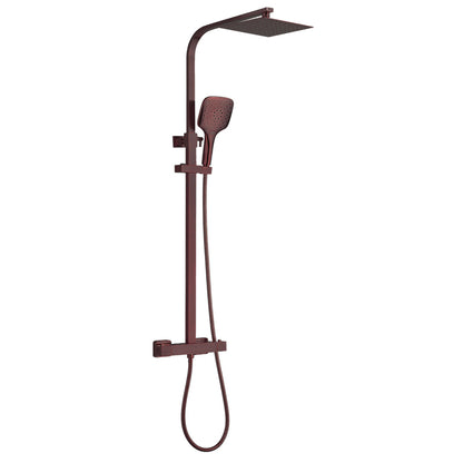 TB Menai Premium Square Thermostatic Overhead Shower Kit