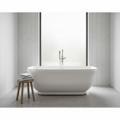 Charlotte Edwards Cyllene Freestanding Bath 1600mm In Gloss White