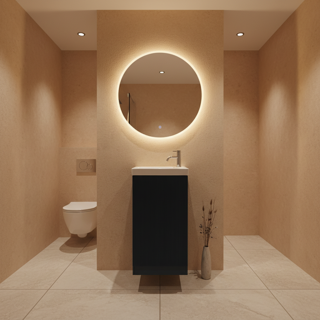 Tailored Bathrooms Flauto Mini 450mm F/S Cloakroom Vanity & Basin