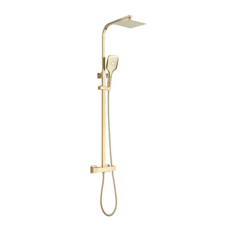 TB Menai Premium Square Thermostatic Overhead Shower Kit