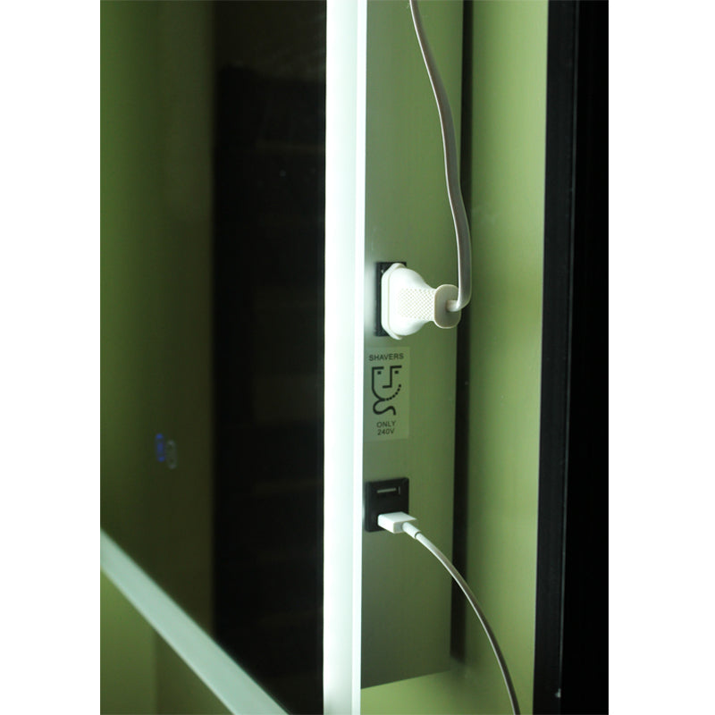 TB Alfie Wireless Speaker Mirror Square LED Edge Mirror
